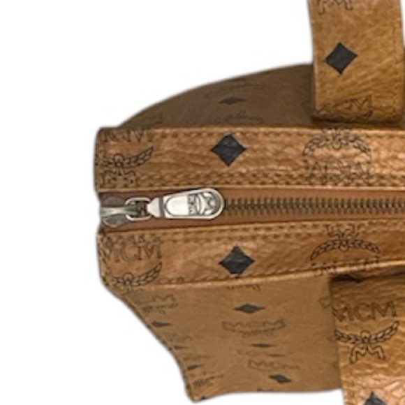 MCM Cognac Visetos Shoulder Bag - Picture 5 of 10
